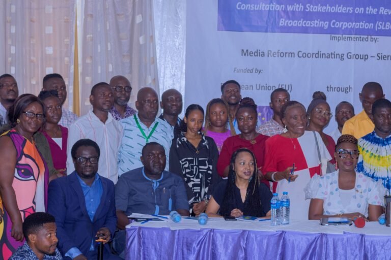 MRCG Concludes Nationwide Consultations on the Review of the Sierra Leone Broadcasting Cooperation (SLBC) Act 2010